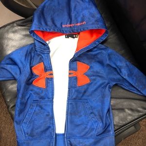 Under Armour 4T boys zip up jacket